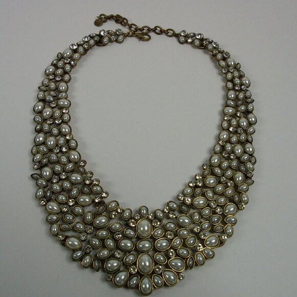 Baublebar Crystal and Pearl Statement Necklace - Picture 8 of 8